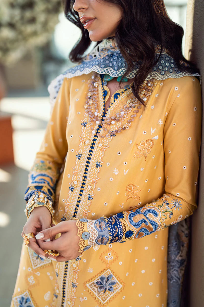 Qalamkar - Sahil Luxury Lawn - (Unstitched)