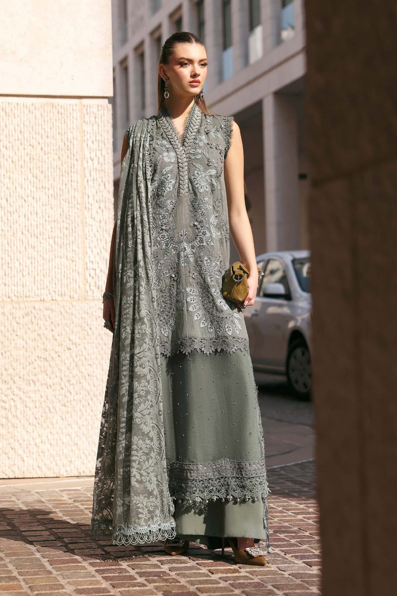 Marta B Lawn 3B – Elegant Embroidered Suit
