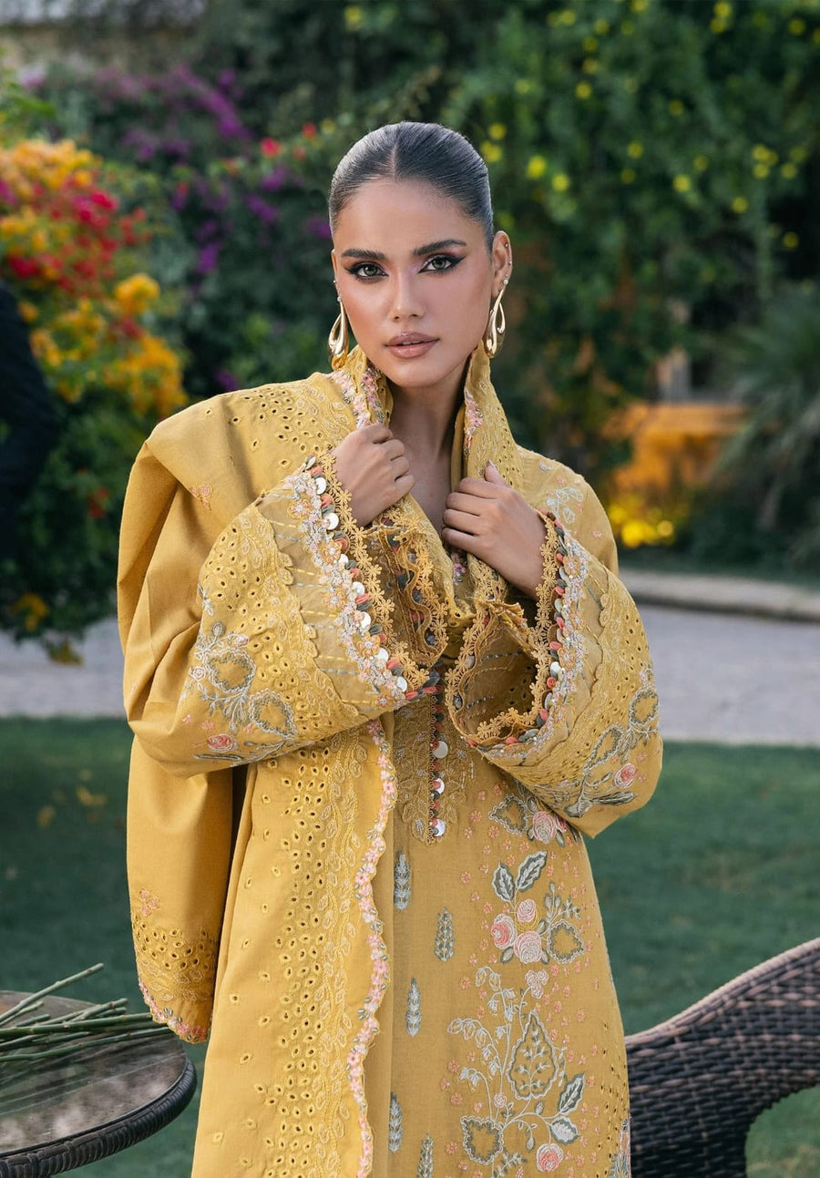 Elaf Premium Lawn Three Piece – TFS 019-A | Designers Collection