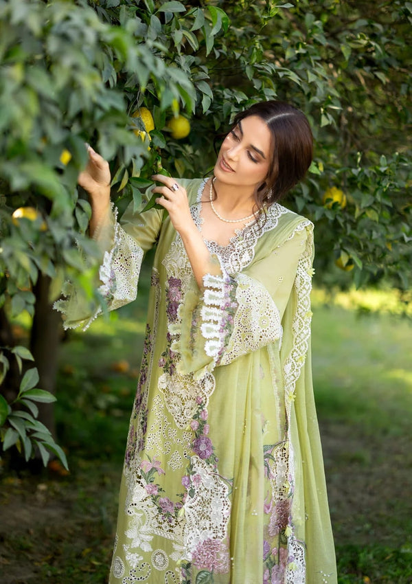 Pistachio Luxury Lawn – Unstitched Collection 2026