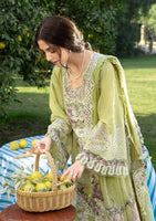 Pistachio Luxury Lawn – Unstitched Collection 2026