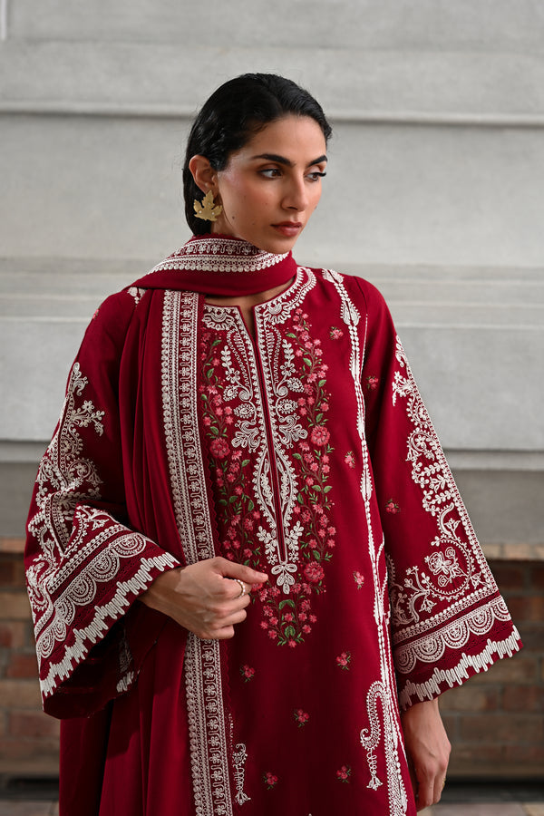 ZAIB Lawn Three Piece – TFS 034